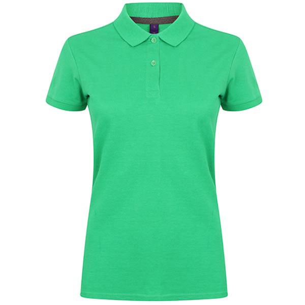 Henbury Ladies` Microfine-Piqué Polo Shirt W102