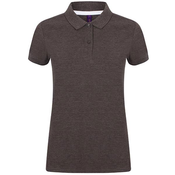 Henbury Ladies` Microfine-Piqué Polo Shirt W102