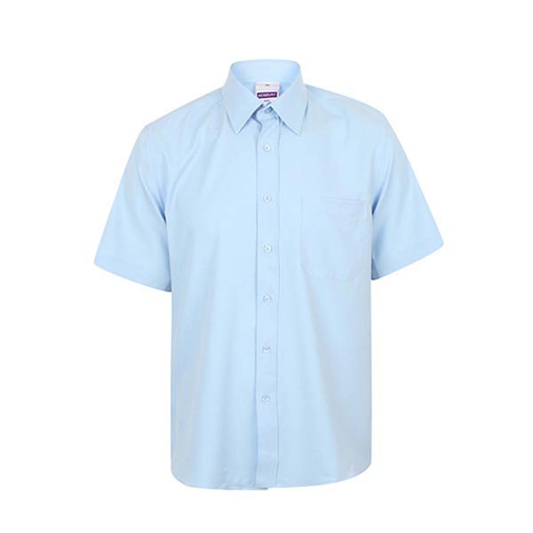 Henbury Men`s Wicking Short Sleeve Shirt W595