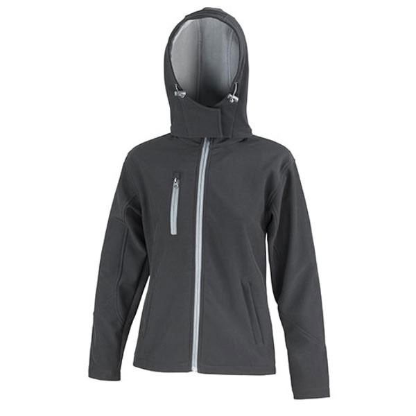 Result Core Ladies` TX Performance Hooded Soft Shell Jacket RT230F