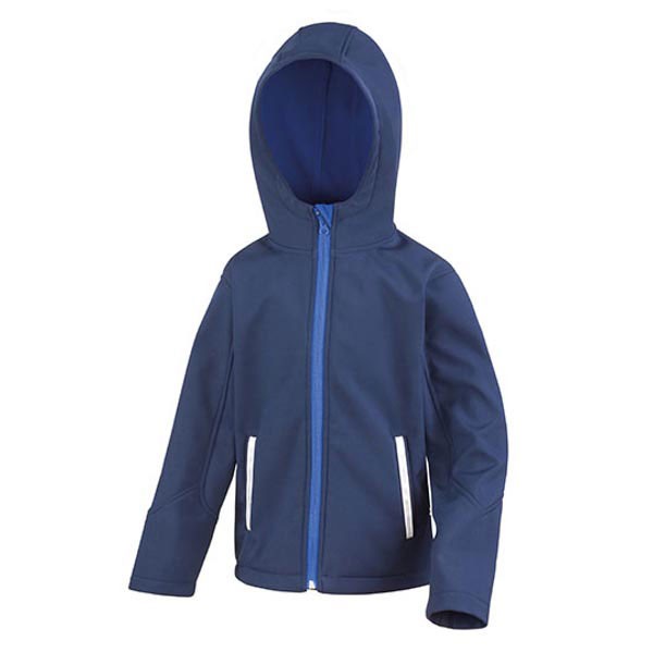 Result Core Junior Hooded Soft Shell Jacket RT224J