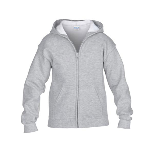 Gildan Heavy Blend™ Youth Full Zip Hooded Sweatshirt G18600K