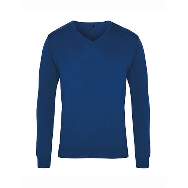 Premier Workwear Men`s V-Neck Knitted Sweater PW694