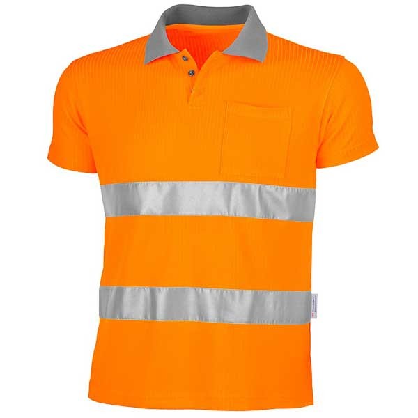 Qualitex Warnschutz Poloshirt "signal" 16203