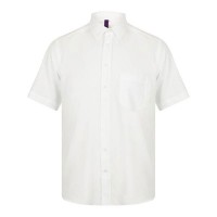 Henbury Men`s Wicking Short Sleeve Shirt W595 Henbury Men`s Wicking Short Sleeve Shirt W595