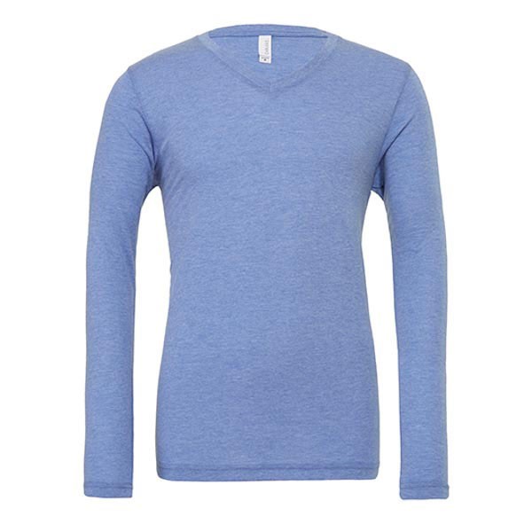 Canvas Unisex Jersey Long Sleeve V-Neck T-Shirt CV3425