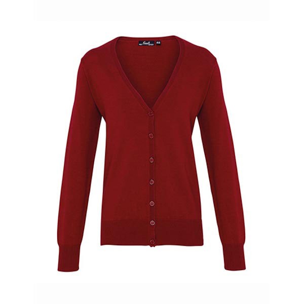 Premier Workwear Ladies` Button Through Knitted Cardigan PW697