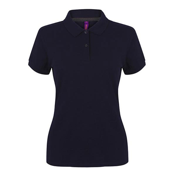 Henbury Ladies` Microfine-Piqué Polo Shirt W102