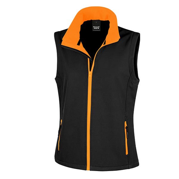 Result Core Ladies` Printable Soft Shell Bodywarmer RT232F