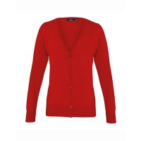 Premier Workwear Ladies` Button Through Knitted Cardigan PW697 Premier Workwear Ladies` Button Through Knitted Cardigan PW697