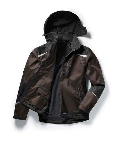 Pioner Workwear Softshell Jacke mit Kapuze 81001