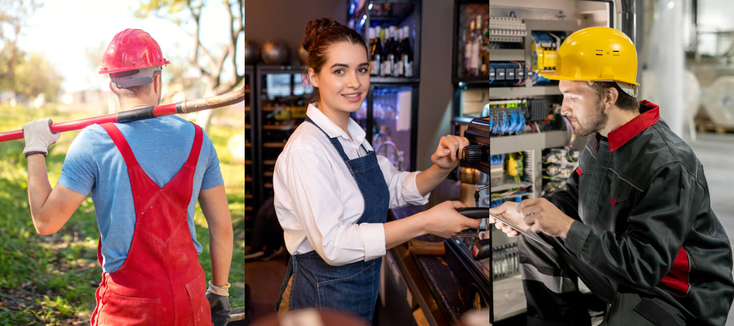 Passende-Arbeitskleidung