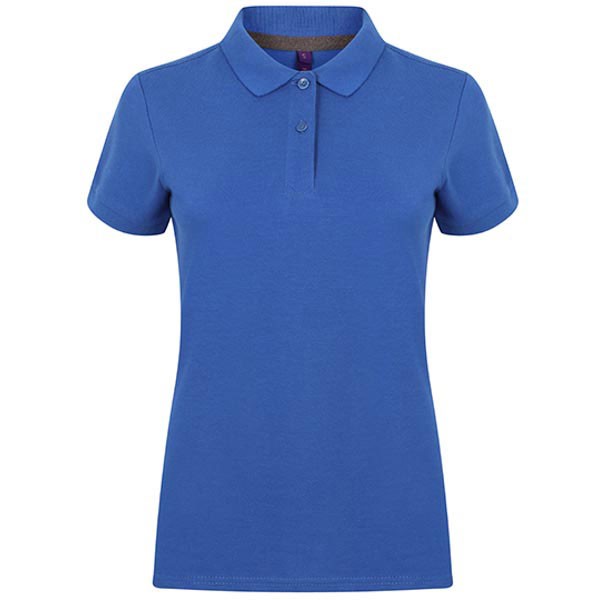Henbury Ladies` Microfine-Piqué Polo Shirt W102