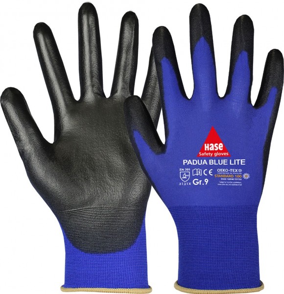 Hase PU Handschuhe Padua Blue lite 508280