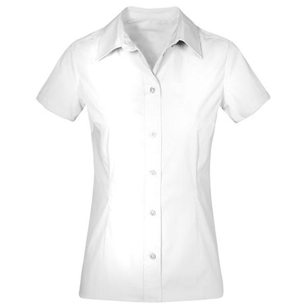 Promodoro Women`s Poplin Shirt Short Sleeve E6305