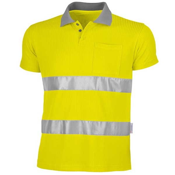 Qualitex Warnschutz Poloshirt "signal" 16203