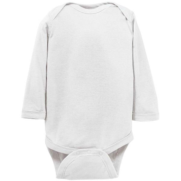 Rabbit Skins Infant Fine Jersey Long Sleeve Bodysuit LA4411