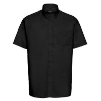 Russell Collection Men`s Short Sleeve Classic Oxford Shirt Z933 Russell Collection Men`s Short Sleeve Classic Oxford Shirt Z933