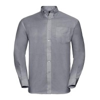 Russell Collection Men`s Long Sleeve Classic Oxford Shirt Z932 Russell Collection Men`s Long Sleeve Classic Oxford Shirt Z932