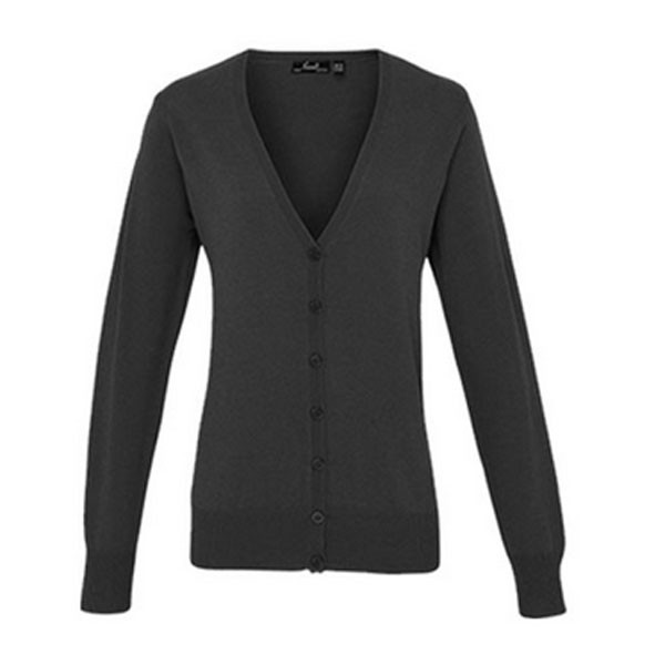 Premier Workwear Ladies` Button Through Knitted Cardigan PW697